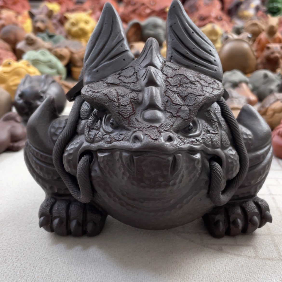 【闪购商品】紫砂茶宠紫砂蛇蟾