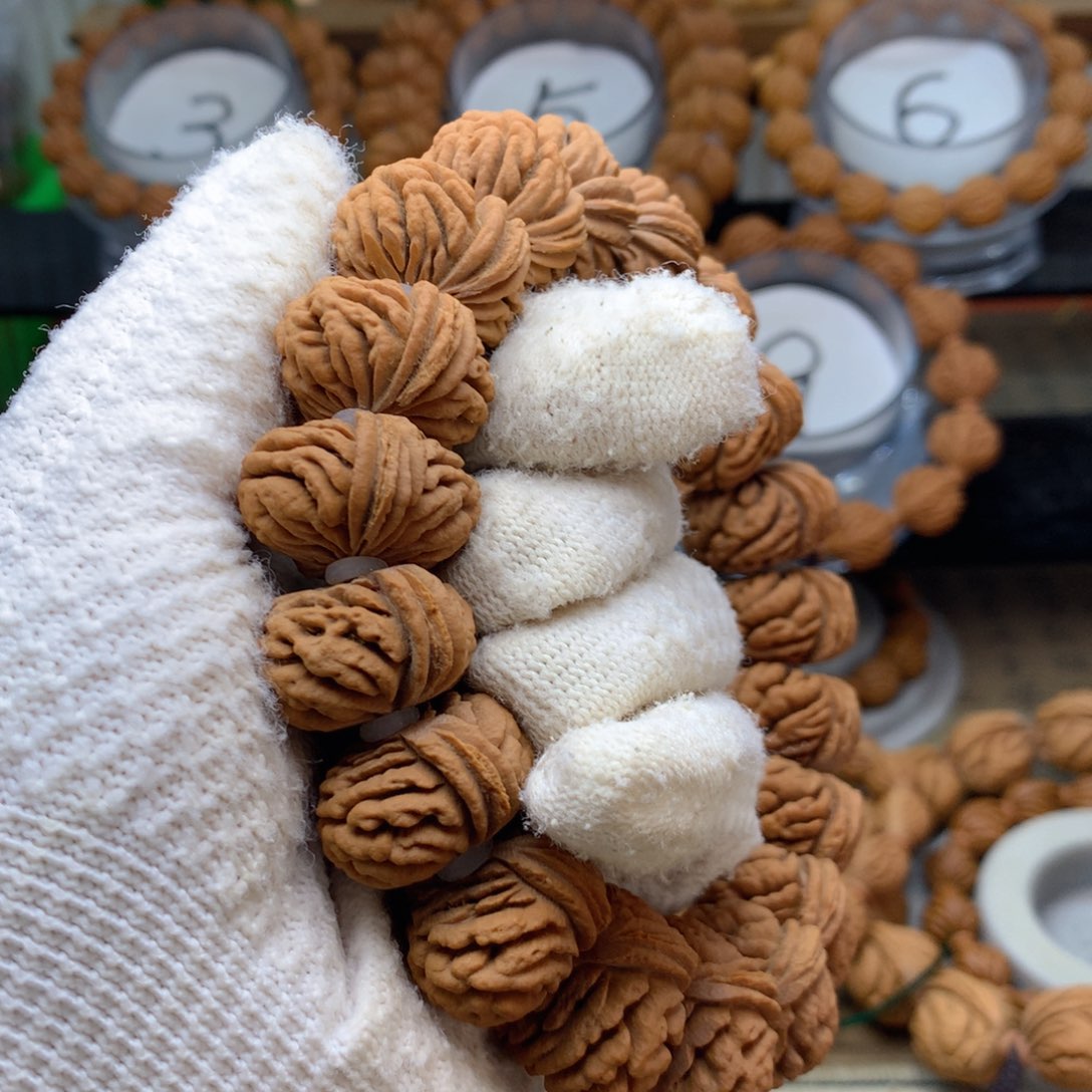 桃核手串三个三通