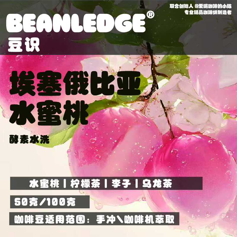 埃塞俄比亚水蜜桃咖啡豆/桃乐西/SOE咖啡豆/手冲咖啡豆/咖啡豆