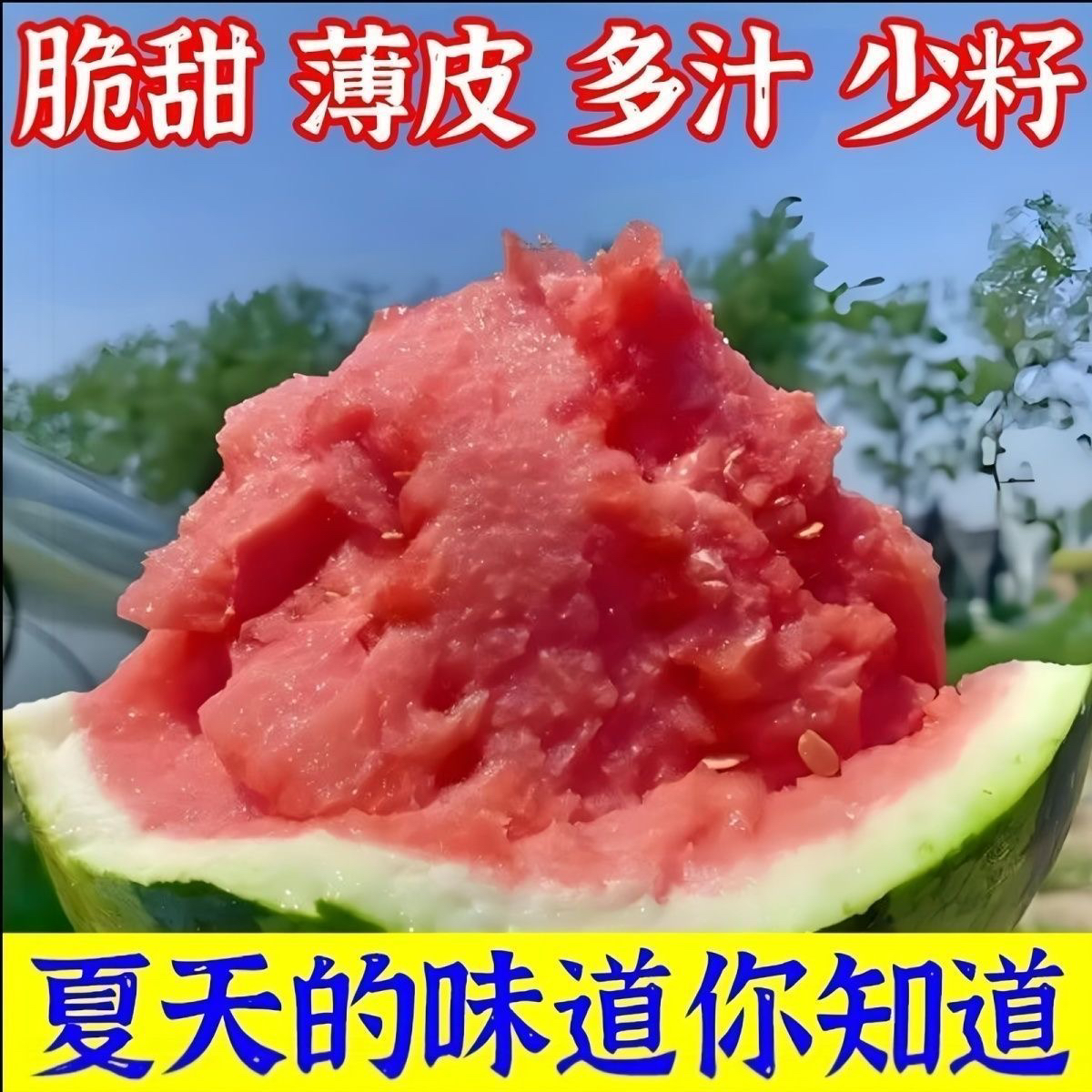 T1产地直发正宗麒麟西瓜粉心美都爆甜多汁盐碱地西瓜甜度更高