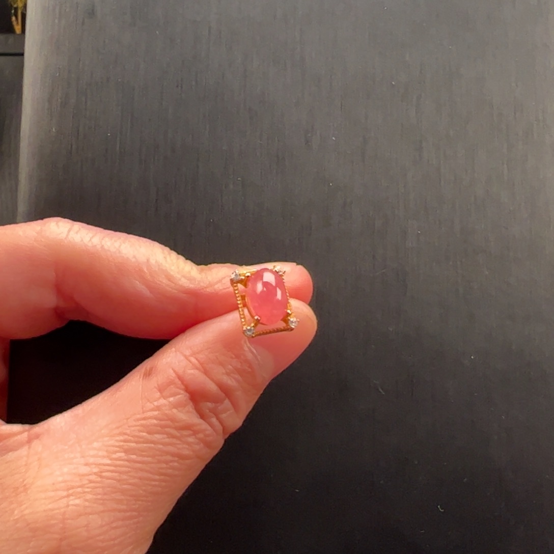 未镶嵌菱锰矿（红纹石）手串韩**·