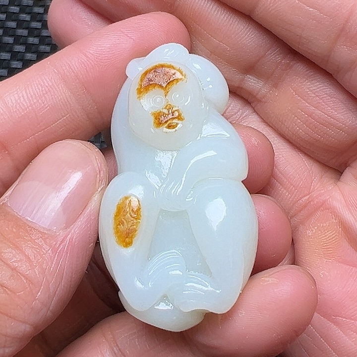 z***n和田玉未镶嵌挂件