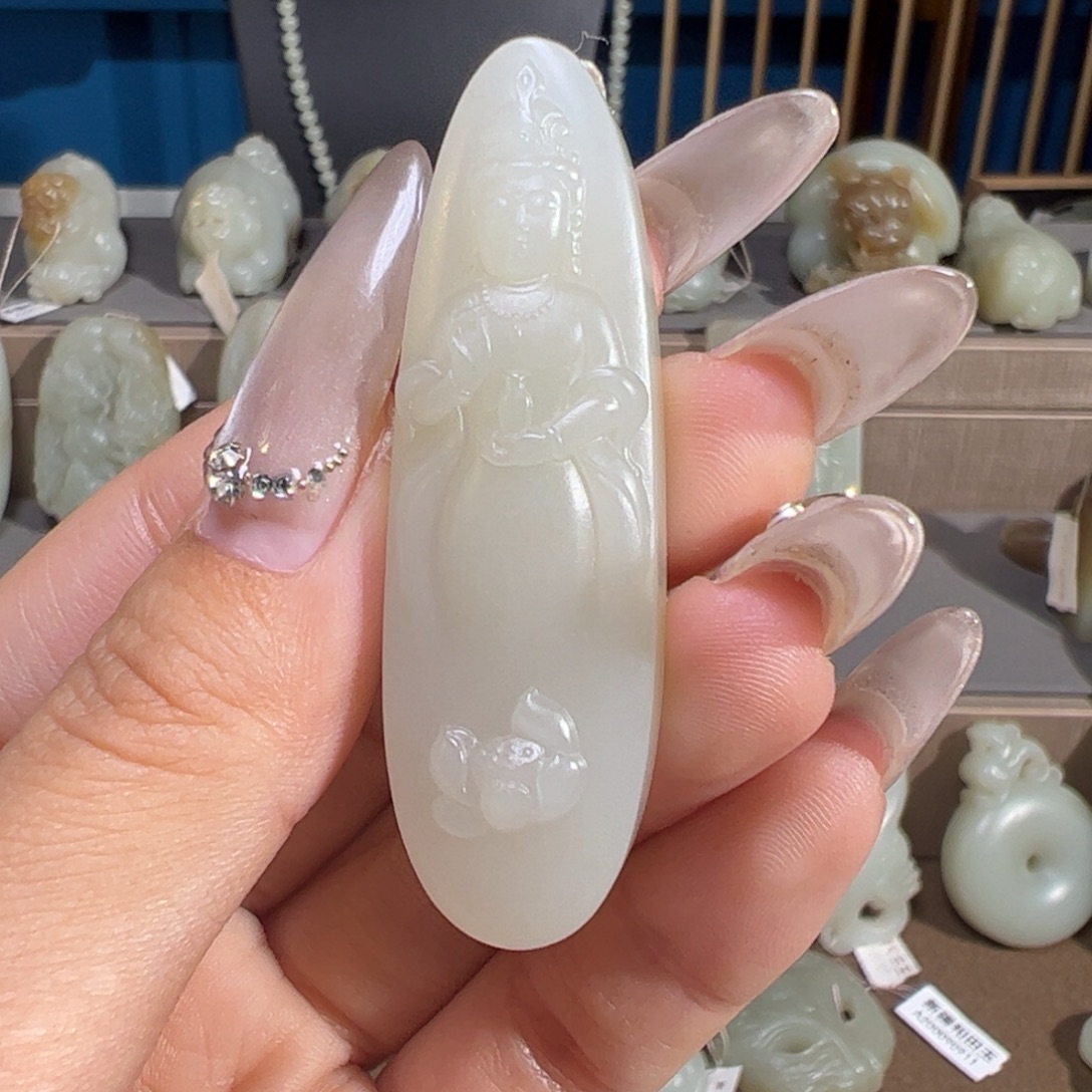 和田玉（糖玉）未镶嵌颈饰