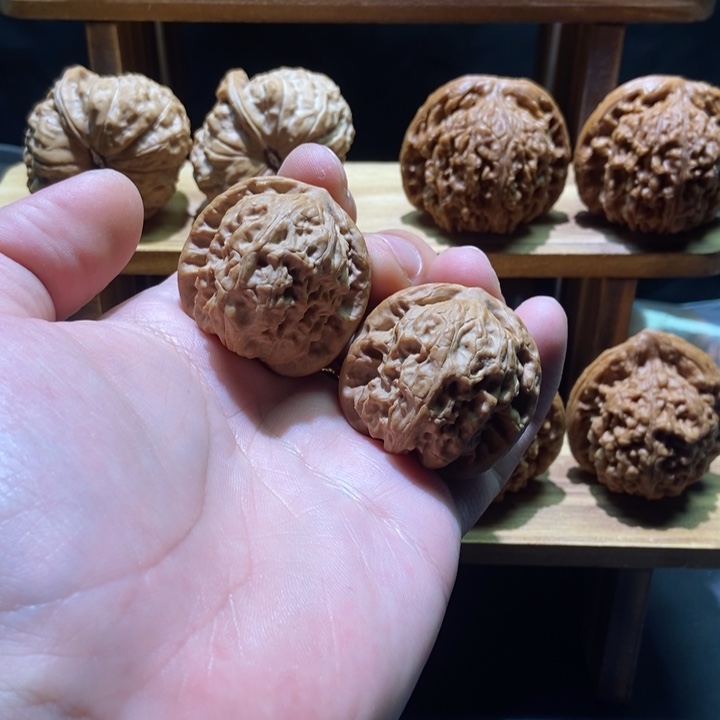 吊坠文玩核桃野狼37