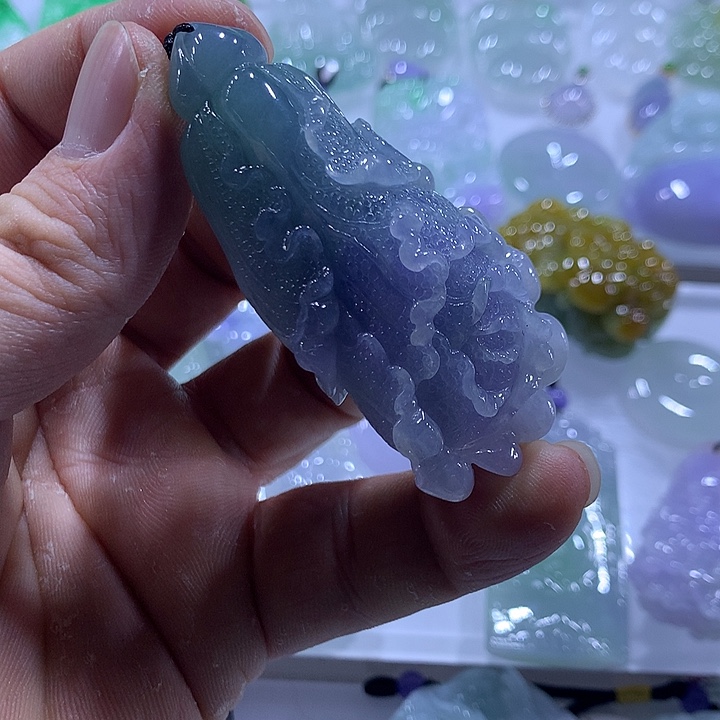 翡翠未镶嵌项链天然翡翠A货吊坠