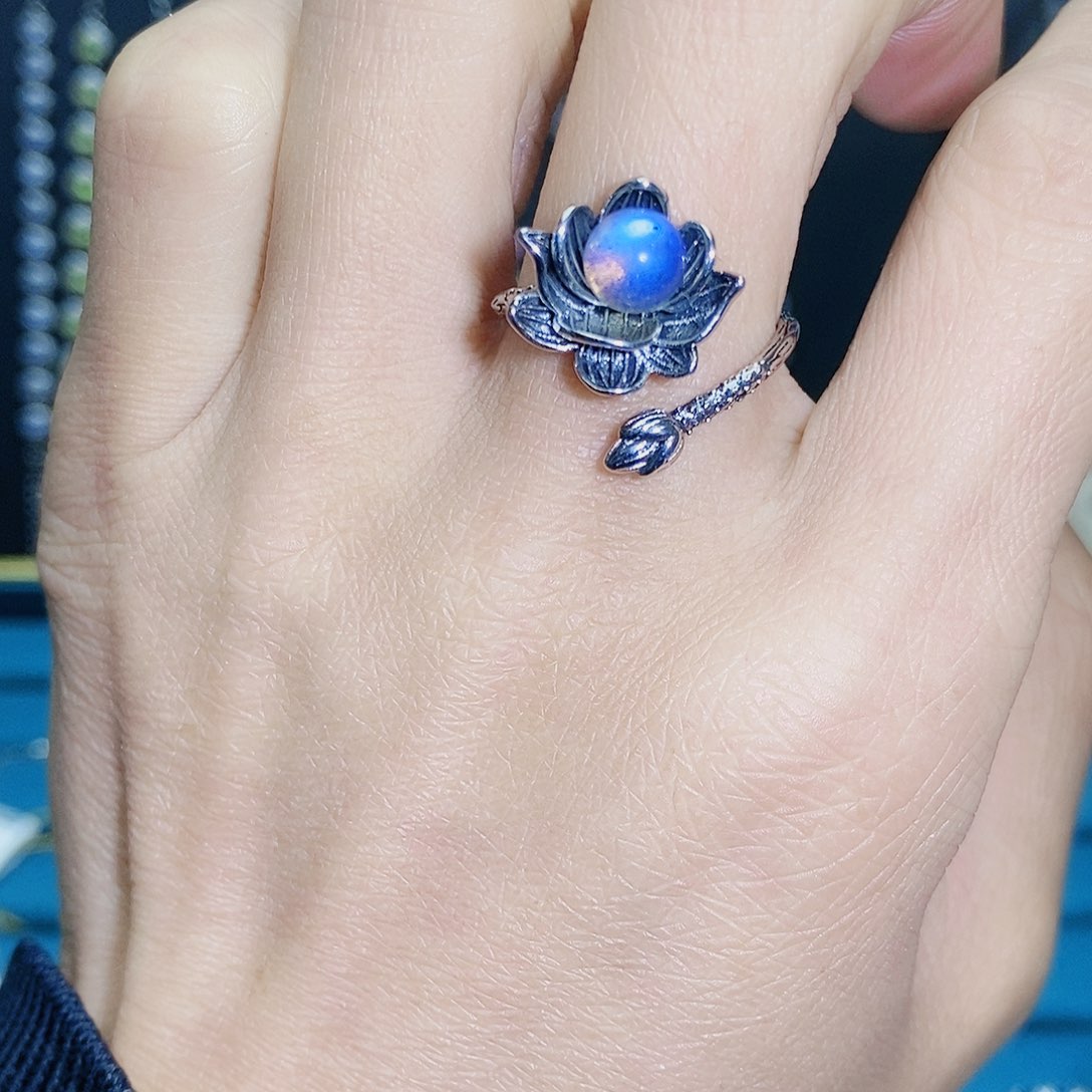 紫晶珠宝半成品银S925镶嵌