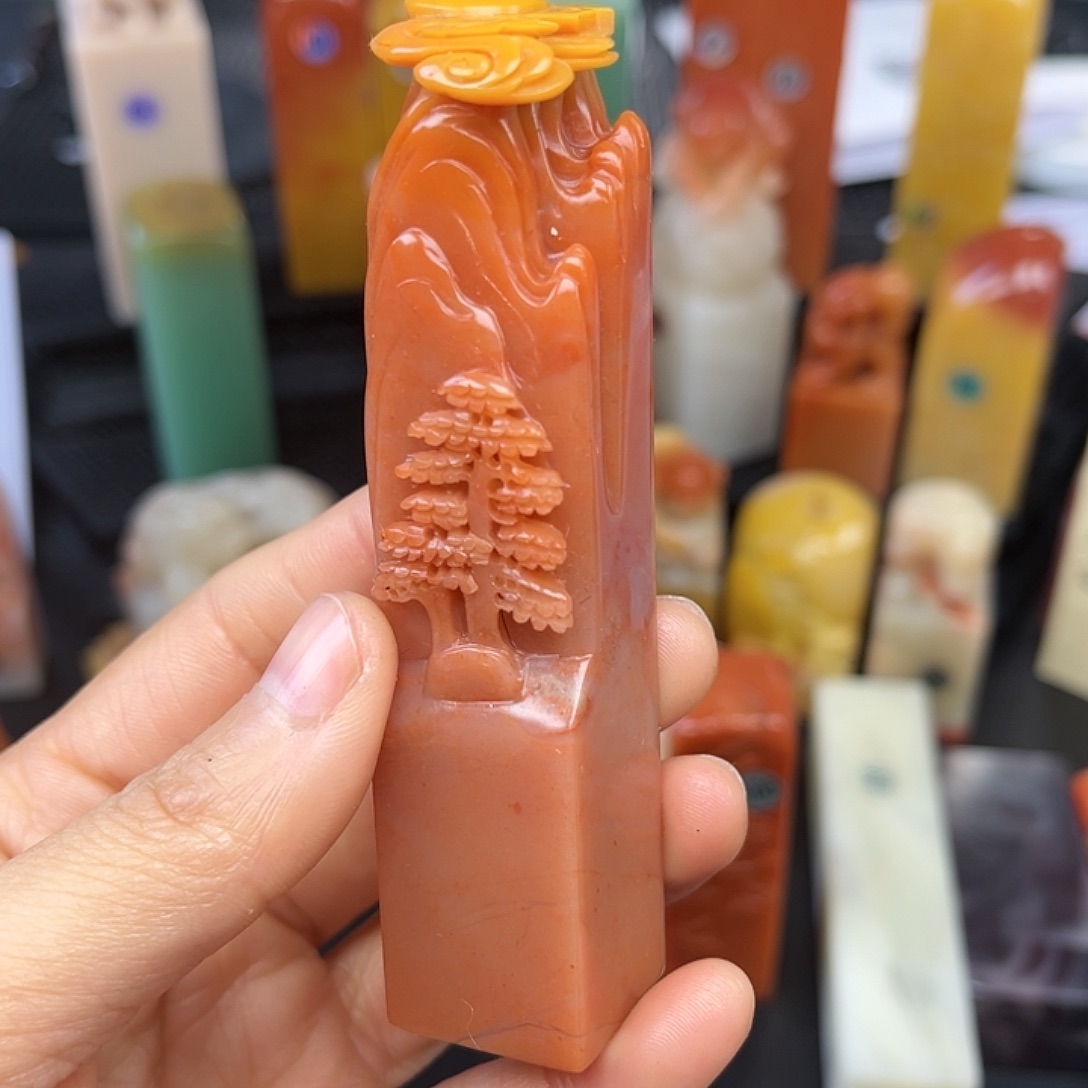 寿山石印石我说什么我说不过去