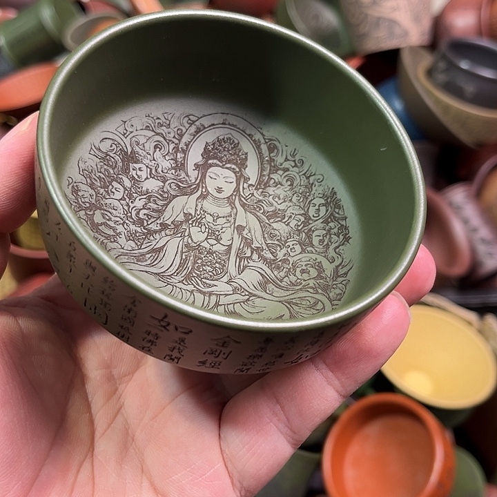 紫砂茶杯全手工紫砂主人杯