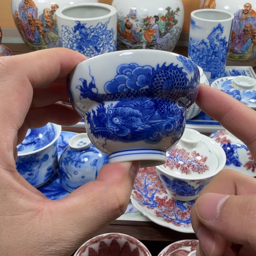 全手工全手绘陶瓷