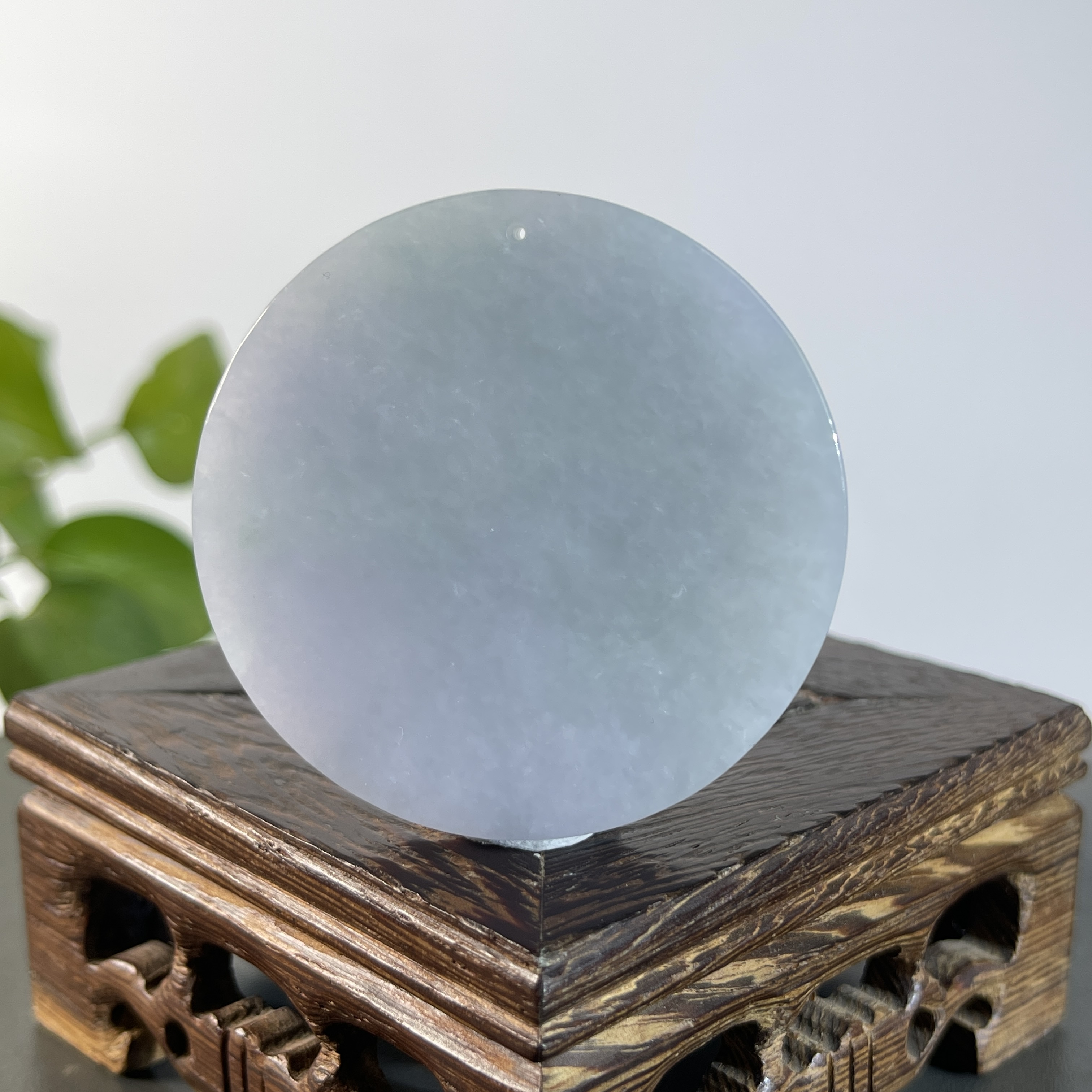 JYA27-44  天然缅甸A货翡翠  无事牌