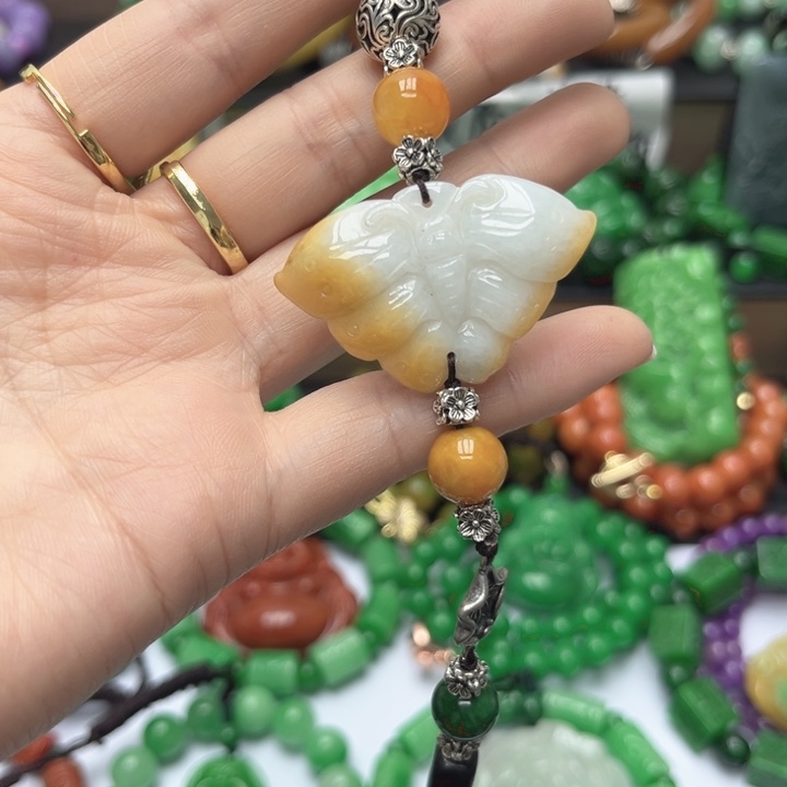 翡翠未镶嵌颈饰手串20