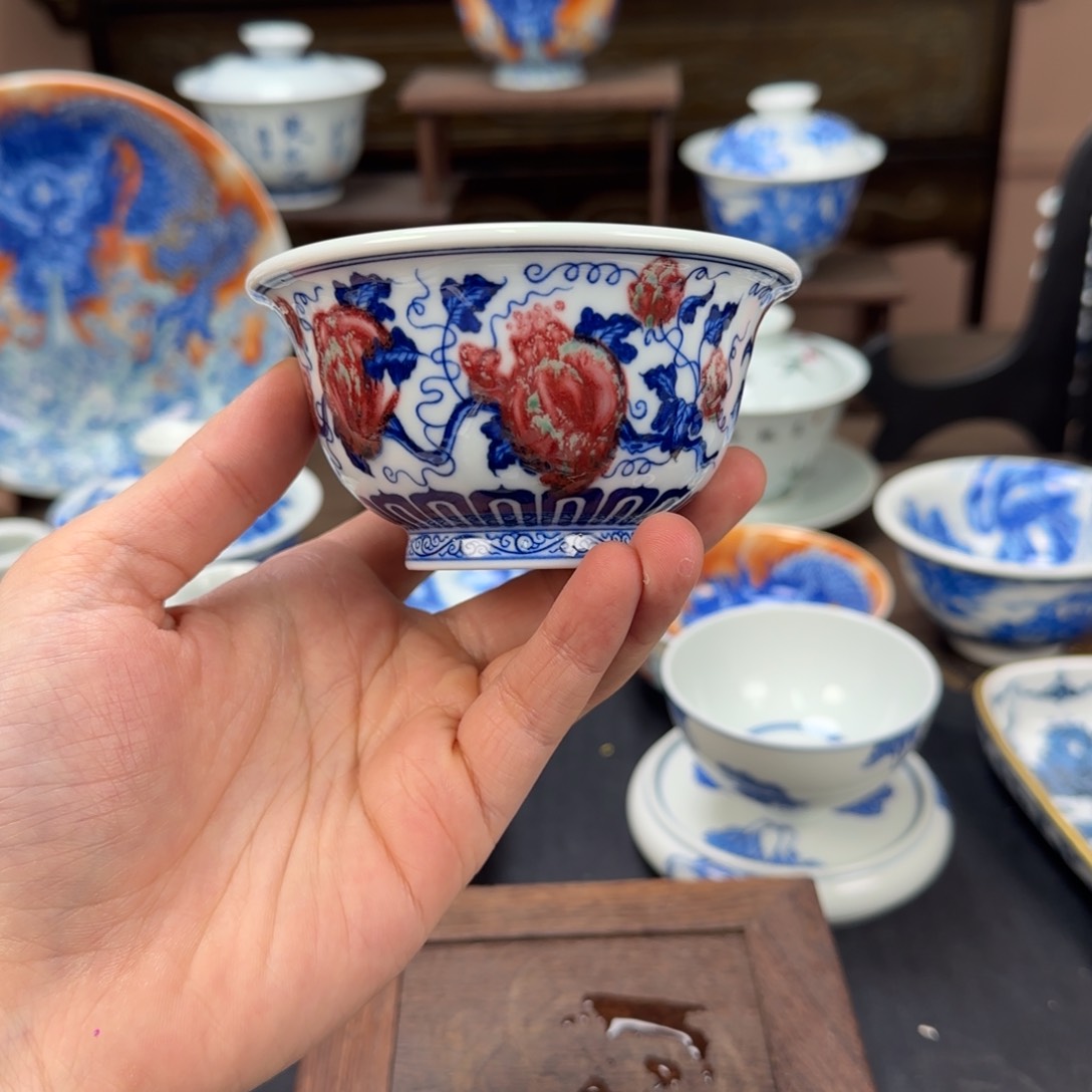 杯五**?景德镇手工手绘陶瓷