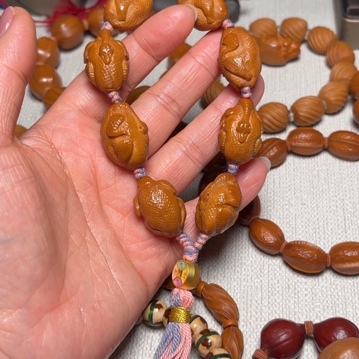 P****橄榄核手串/手链烤鸭