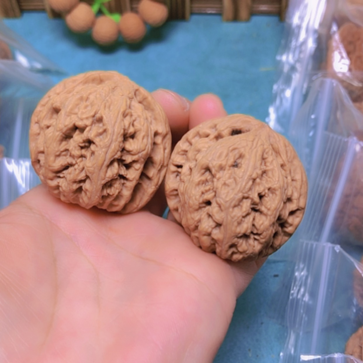 【闪购商品】摆件核桃40.5粗筋有修练手对
