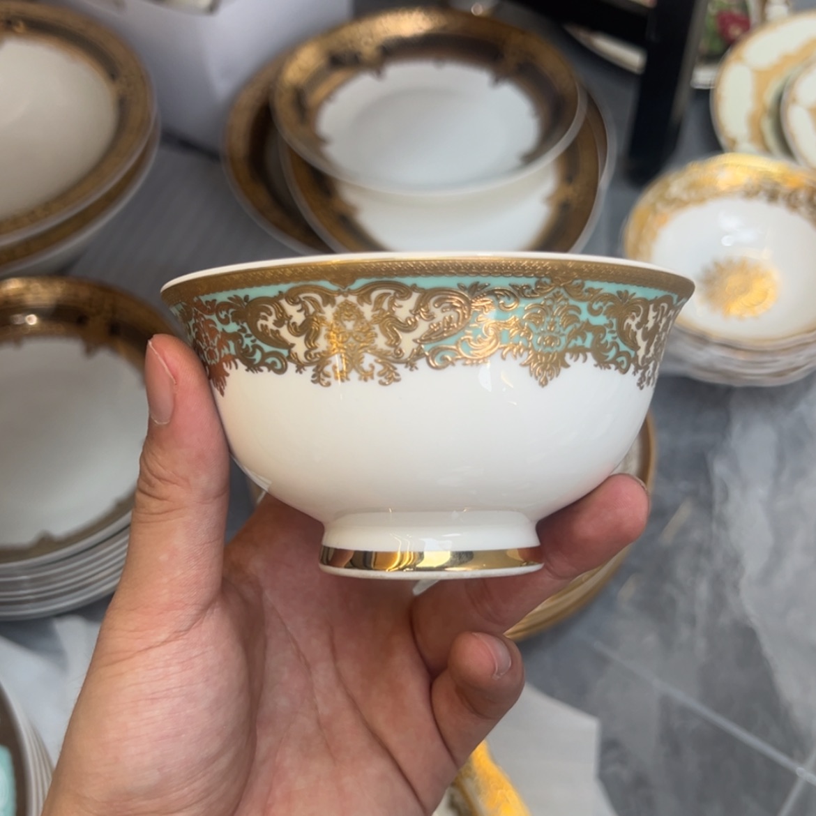 【闪购商品】瓷片4.75寸米饭碗六个一单福利价