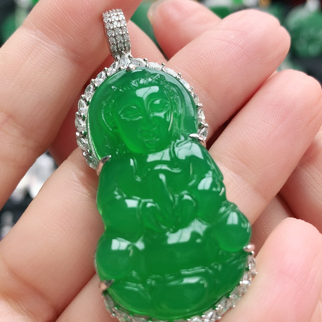 玛瑙/玉髓吊坠银S925镶嵌