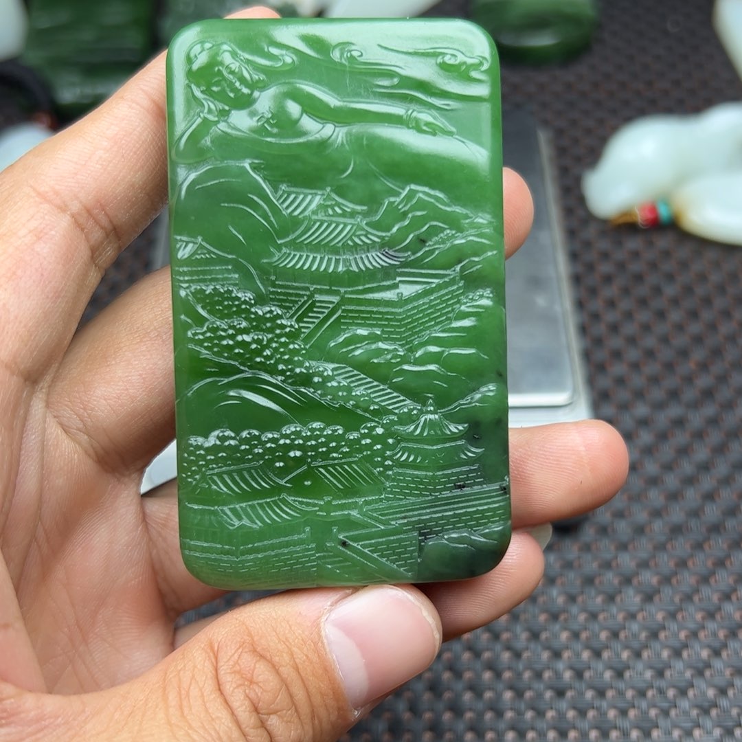 和田玉挂件未镶嵌