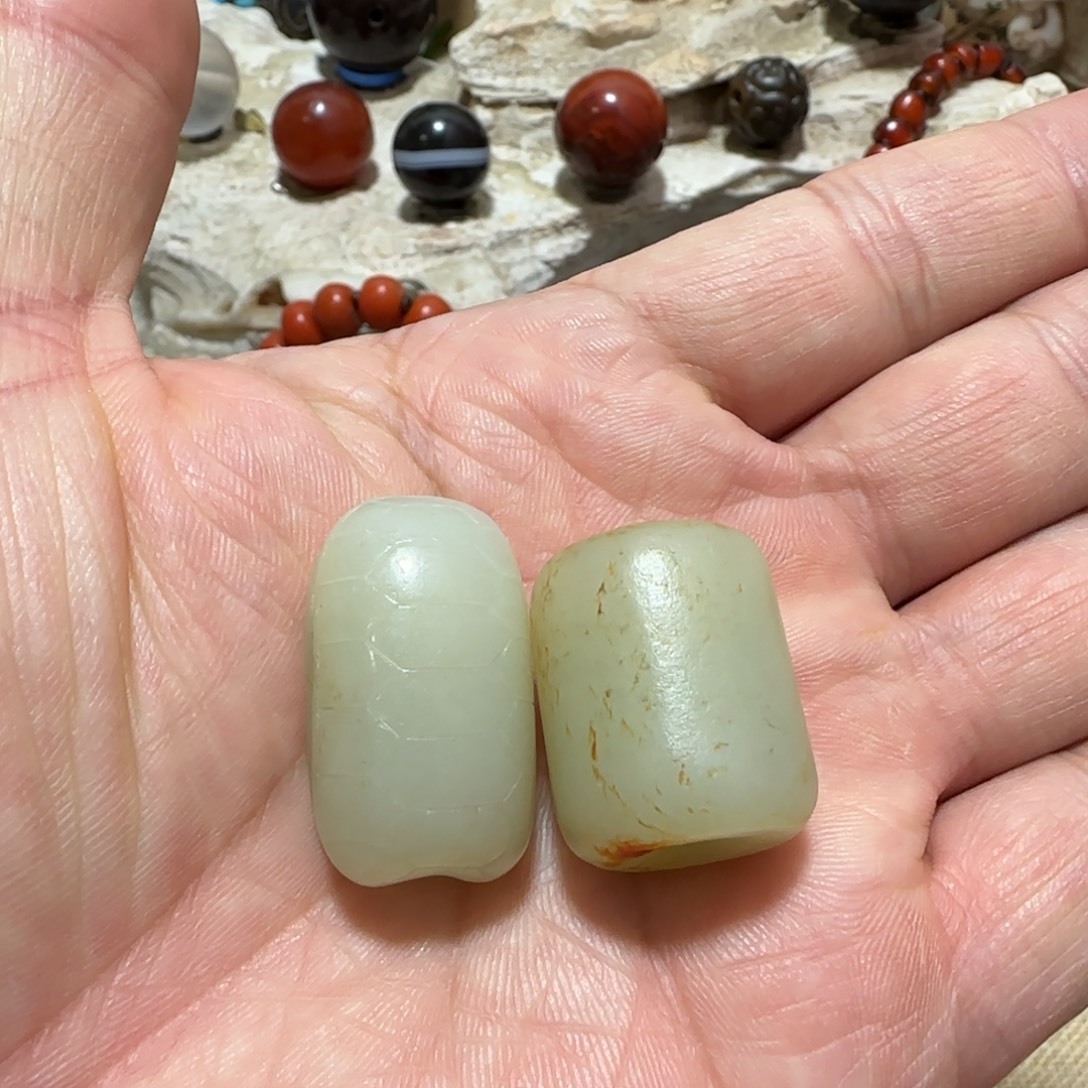 嗯***哥DIY玻璃珠子手串珠子手串