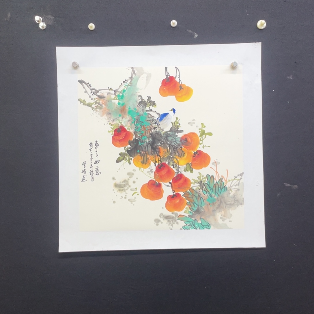 国画手绘国画，曾老师精品漏漏