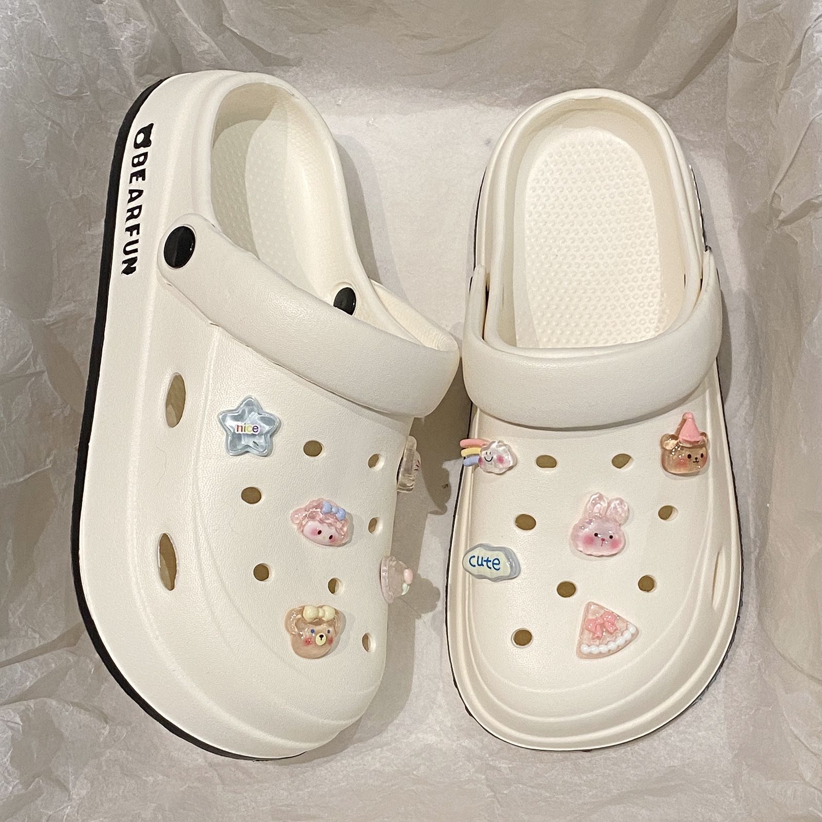 洞洞鞋女夏季外穿2024新款厚底eva凉鞋防滑防臭沙滩拖鞋女款