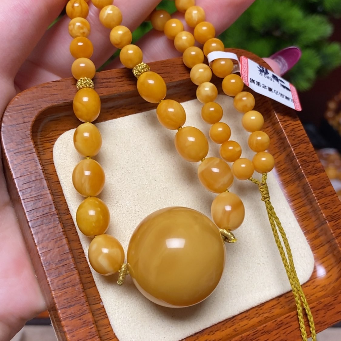 【闪购商品】蜜蜡颈饰未镶嵌项链