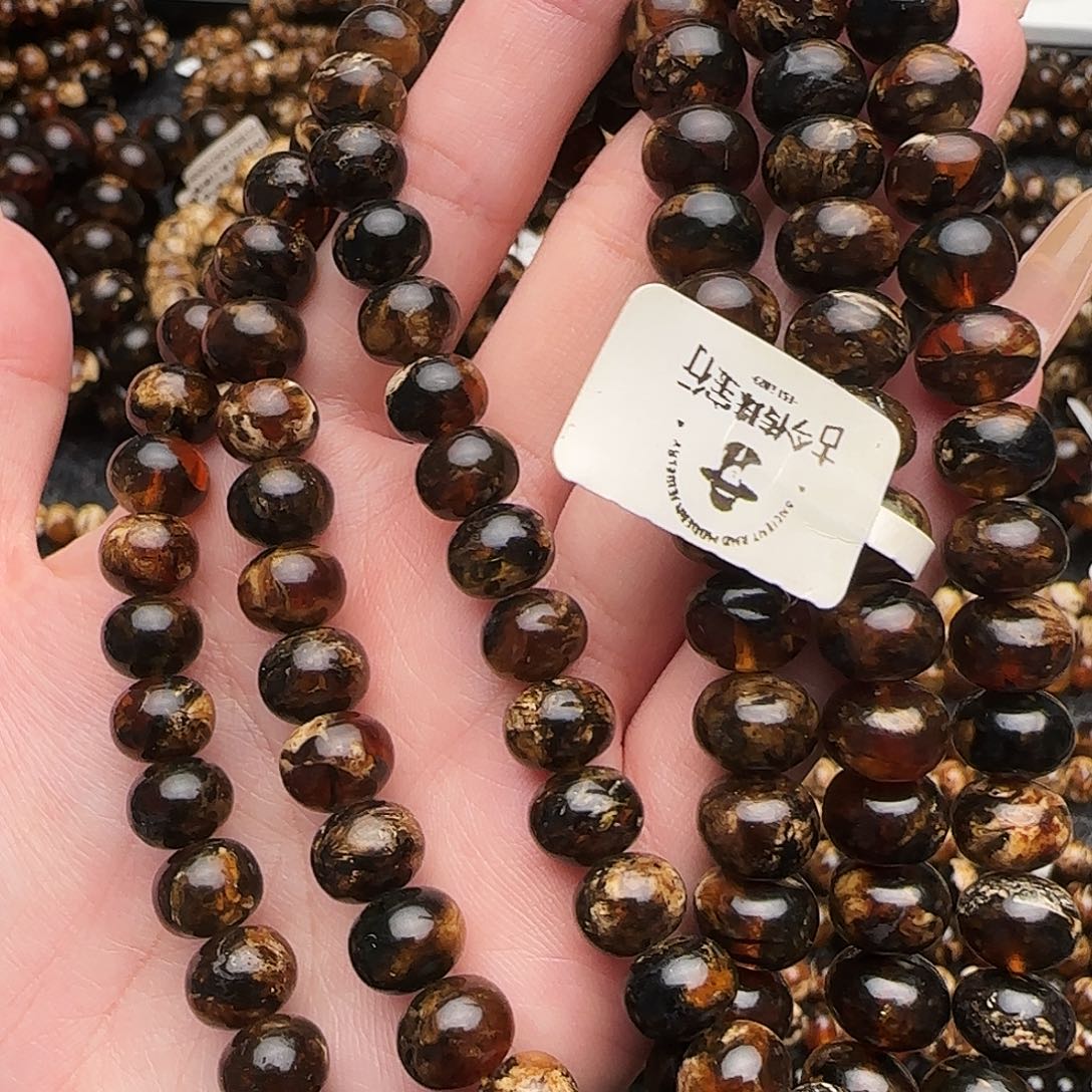 未镶嵌琥珀手链抚顺琥珀