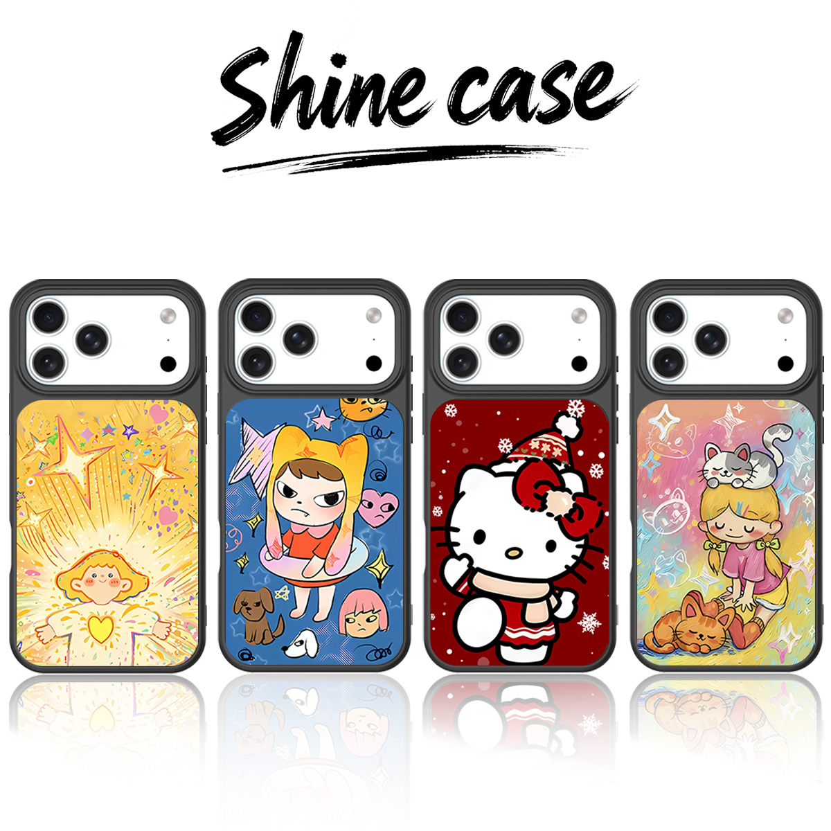 浮雕闪粉壳适用iPhone17promax手机壳17Pro苹果14Promax新款16PM