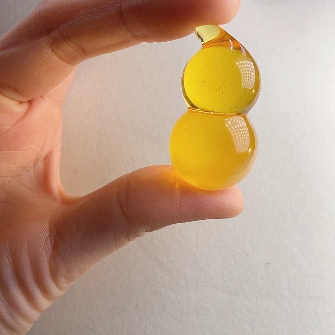 蜜蜡颈饰未镶嵌葫芦