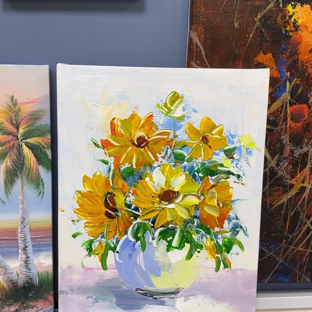 手工手绘精品油画30+40厘米