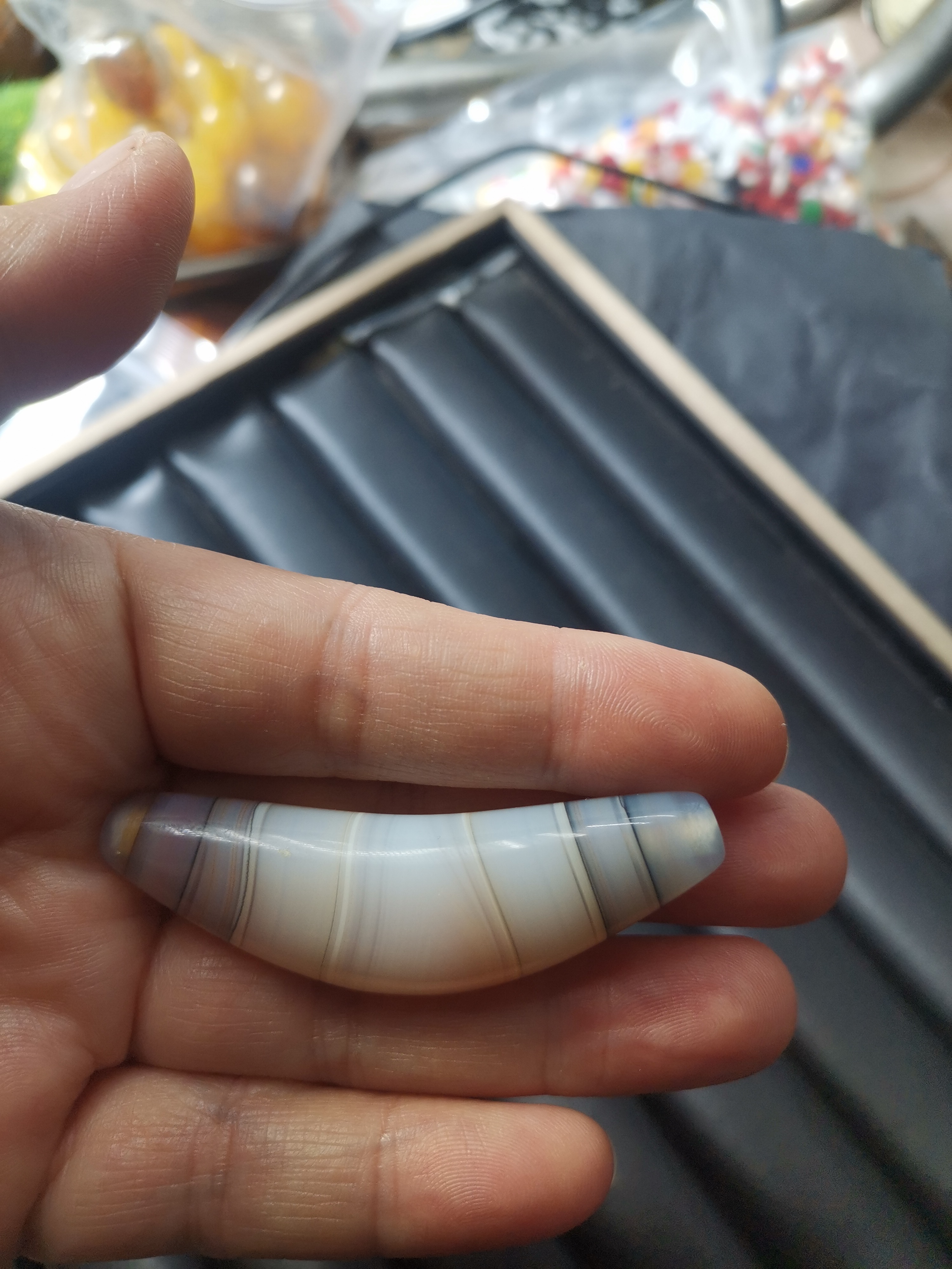 天然玛瑙精品眼睛图腾