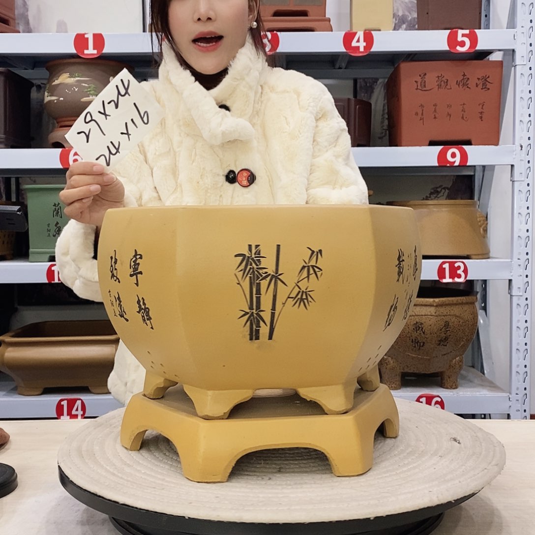 紫砂花盆紫砂花盆