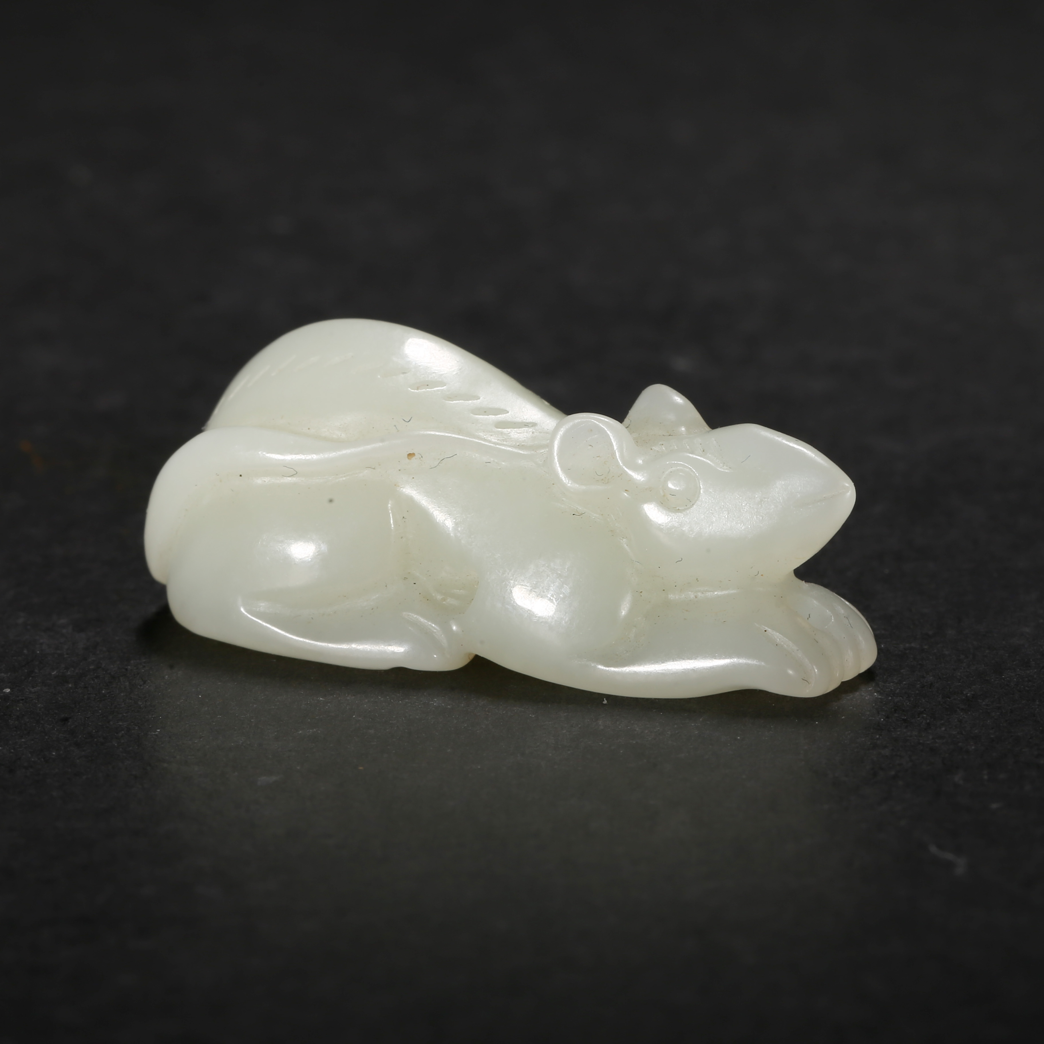 清代*子鼠玉坠/10JTY3325/和田玉【北京文博】