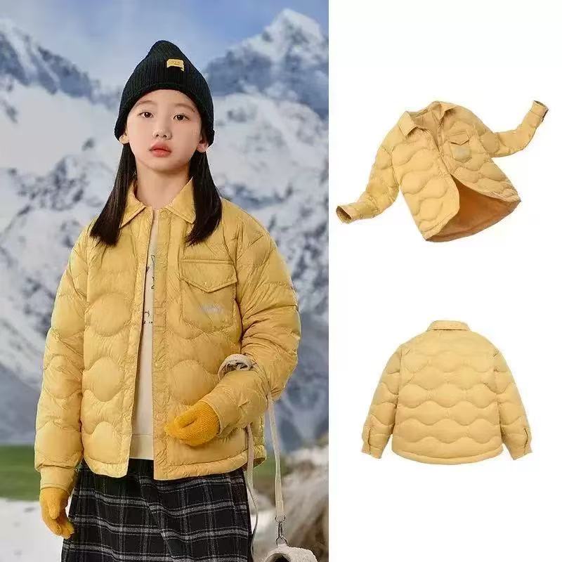 品牌撤柜洋气Polo领轻薄羽绒服YRF-4190