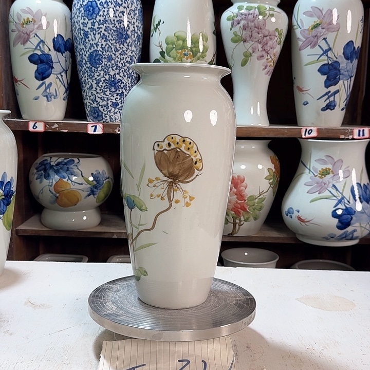 瓶高32莲子新款陶瓷陶瓷