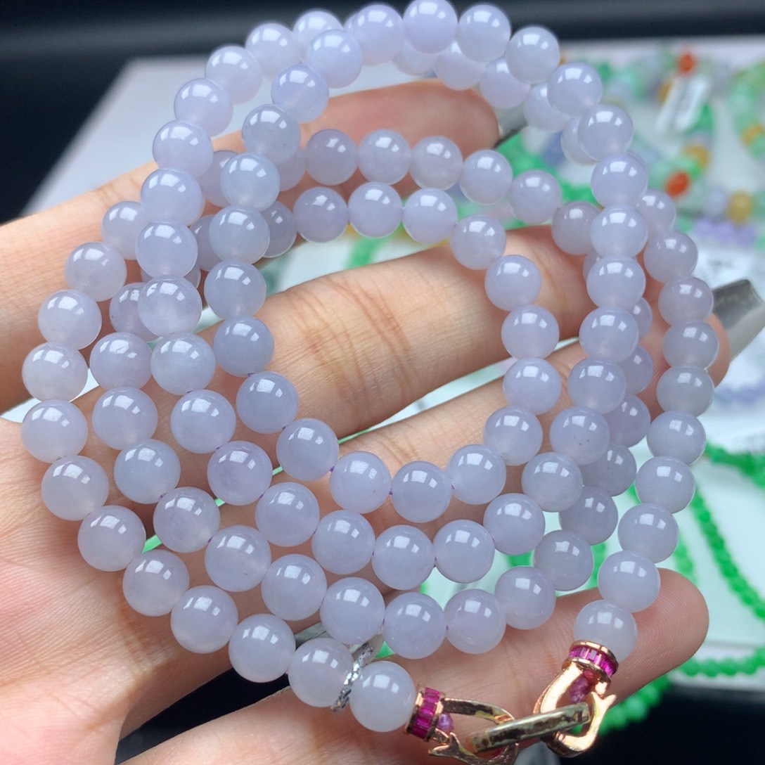 翡翠手链未镶嵌卡