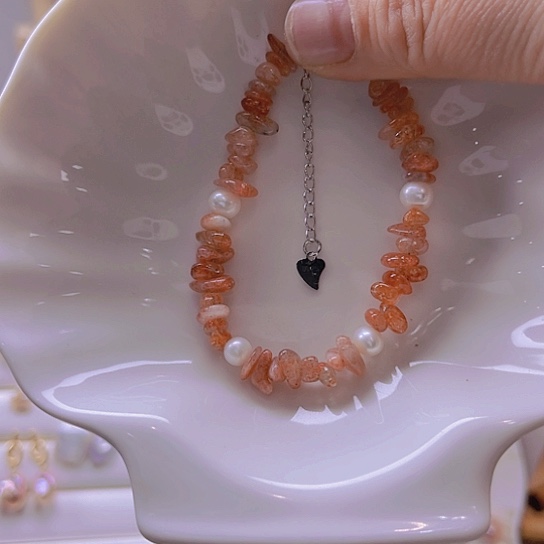 淡水珍珠手绳合金