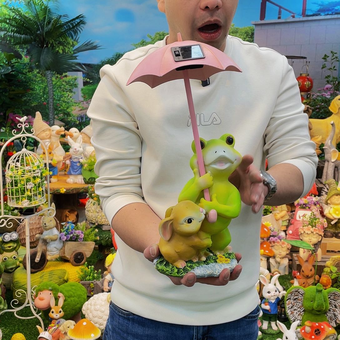 红陶花园庭院摆件