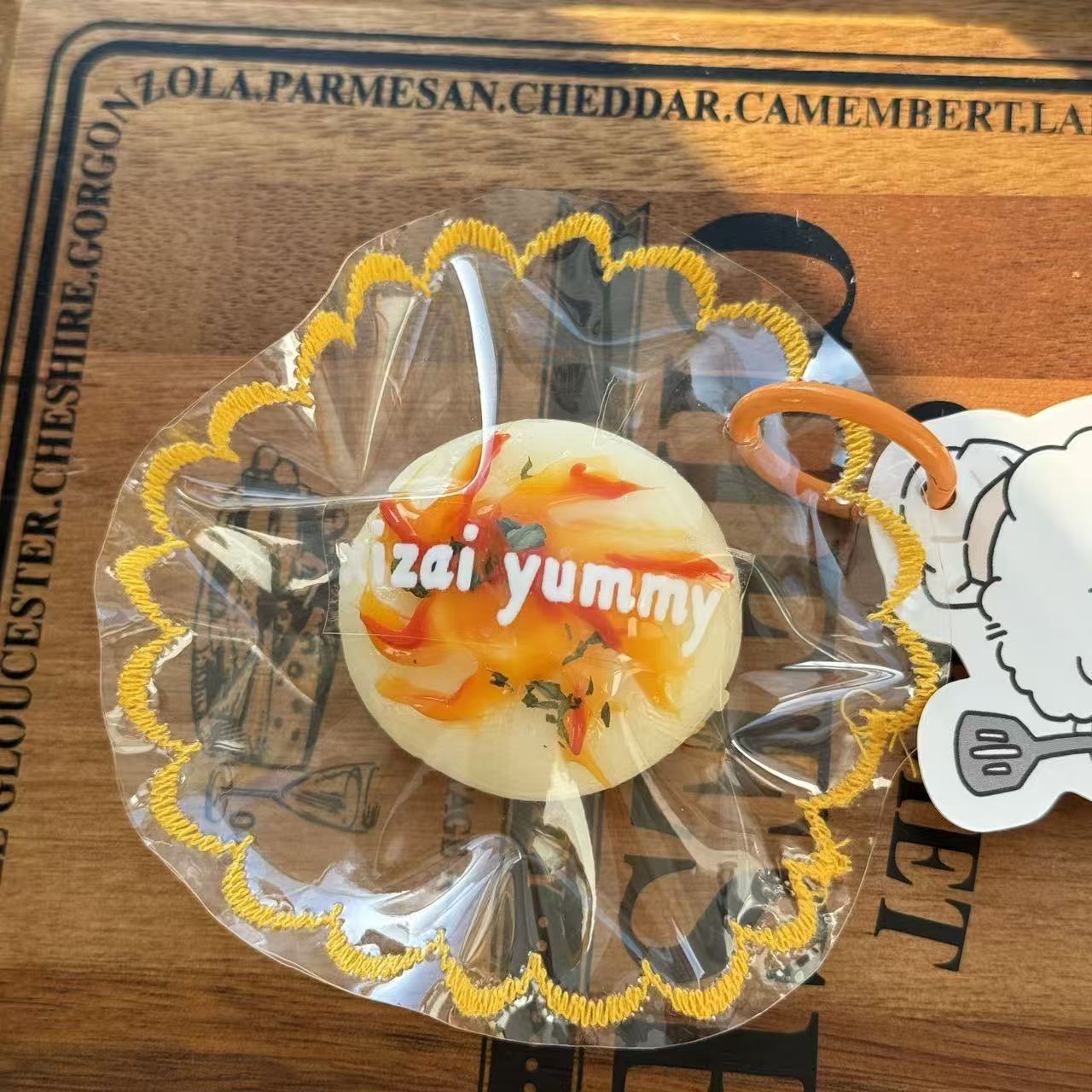 糯米泥 缝边【拇指生煎包】喜仔yummy食物系硅胶捏捏礼物玩具