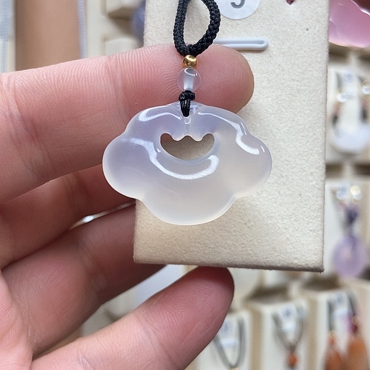 玛瑙/玉髓颈饰未镶嵌ฅ****～