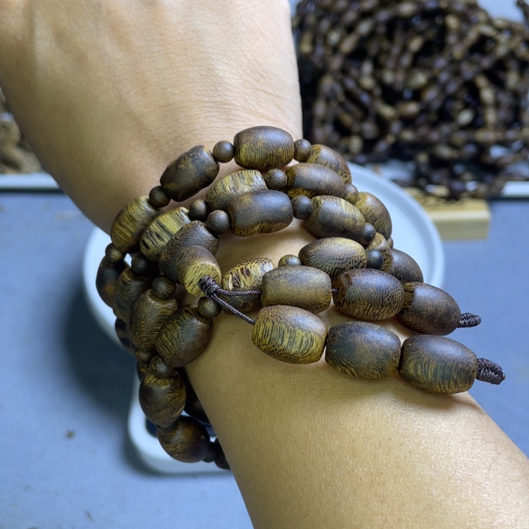 沉香沉香碎屑留疤多圈34克