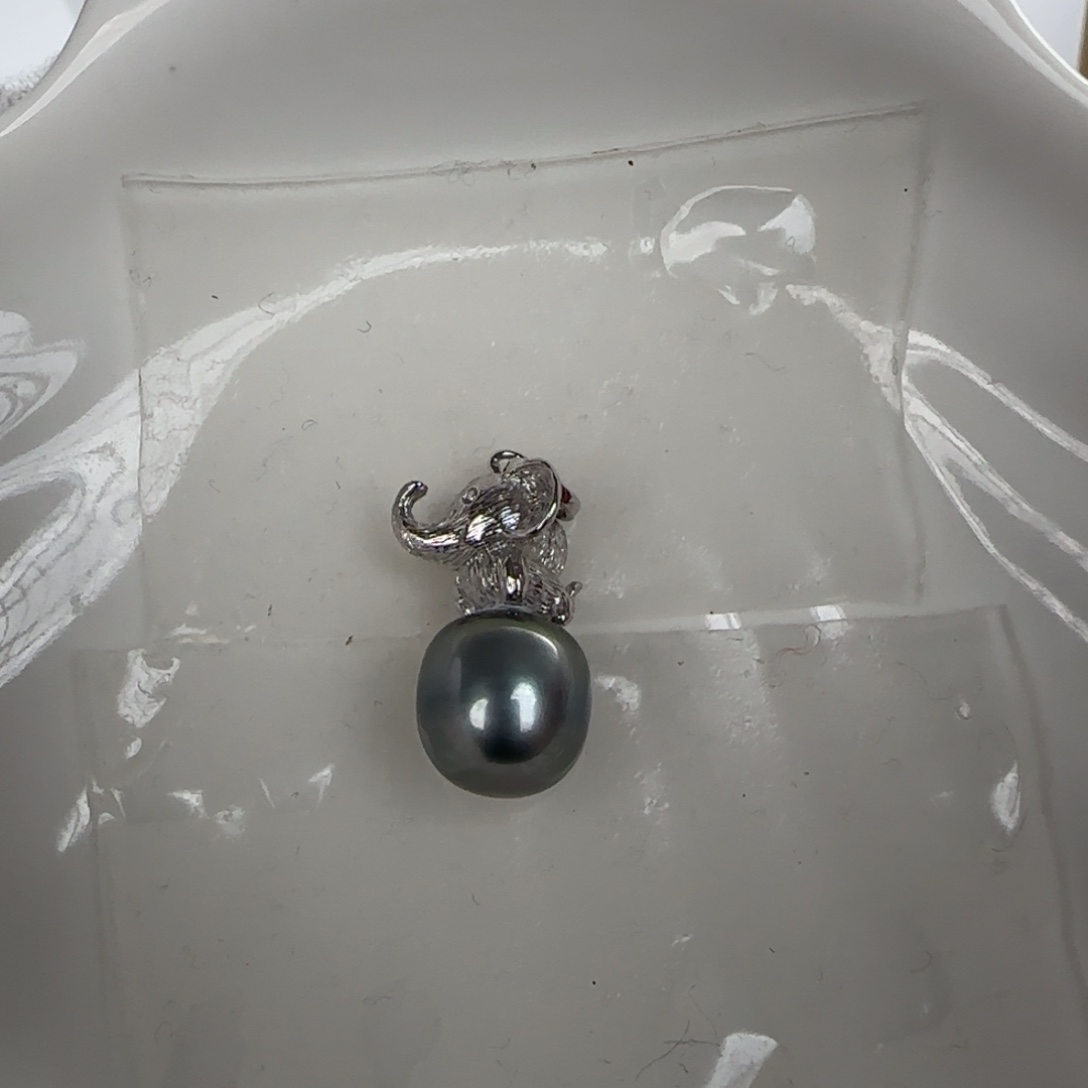 海水珍珠颈饰银S925镶嵌