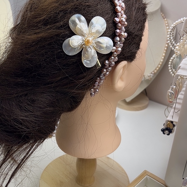 发夹淡水珍珠未镶嵌