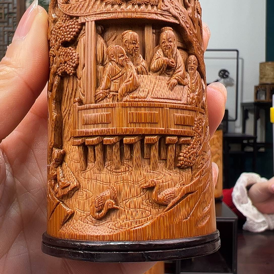 竹行**王兰亭雅集茶叶罐