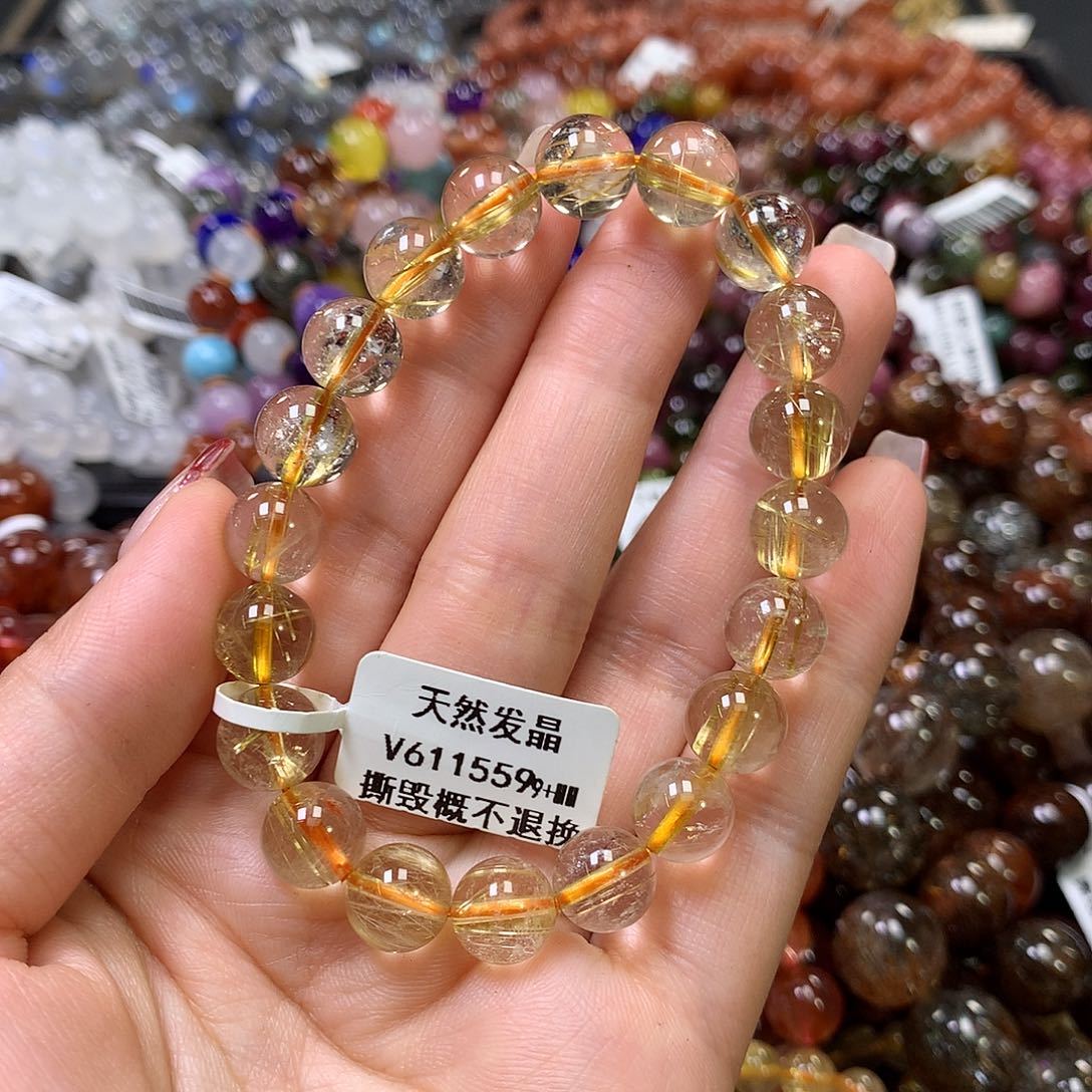 水晶手链未镶嵌，