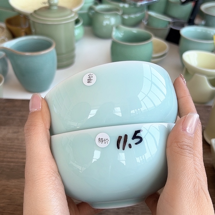 小米茶器龙泉青瓷