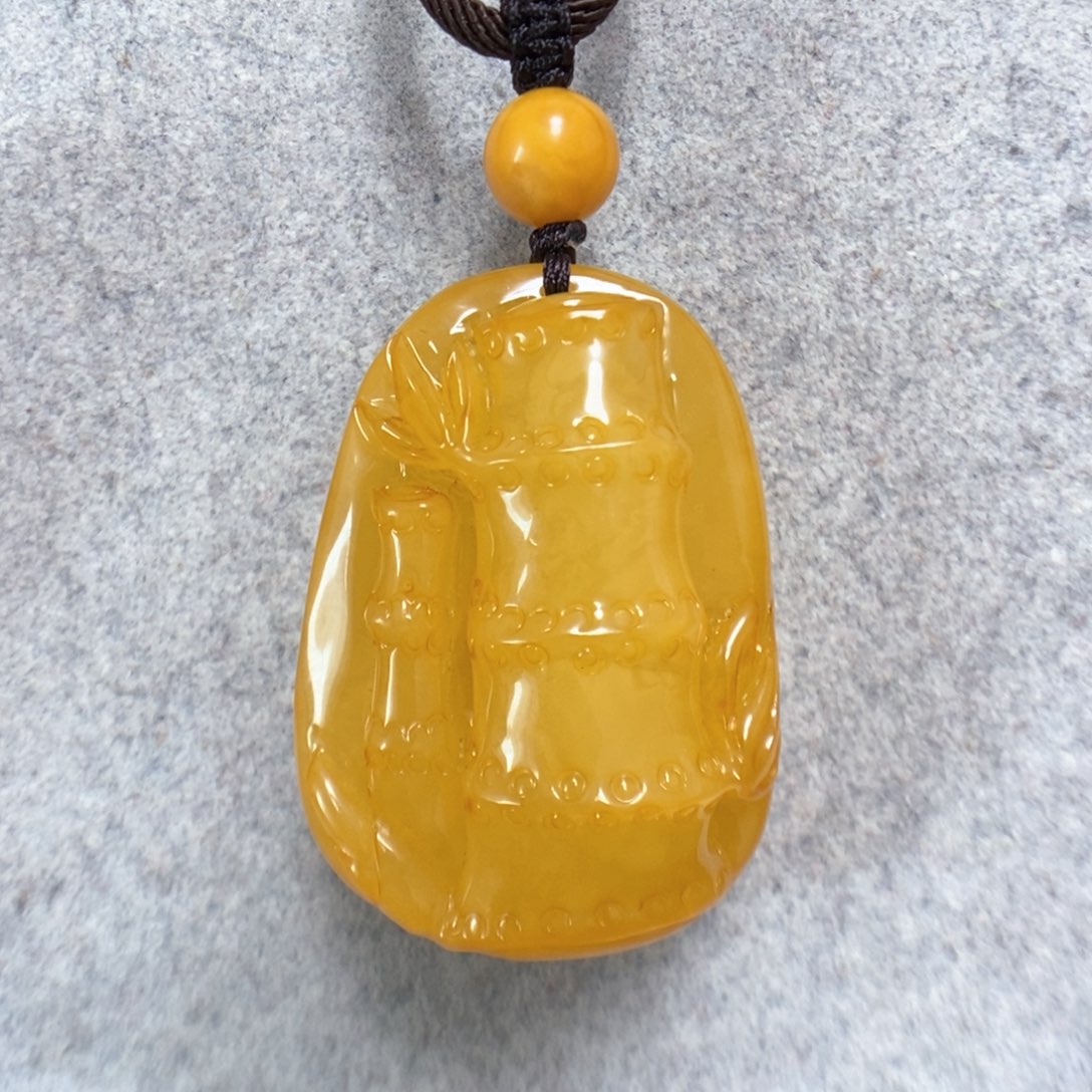 蜜蜡项链未镶嵌蜜蜡吊坠