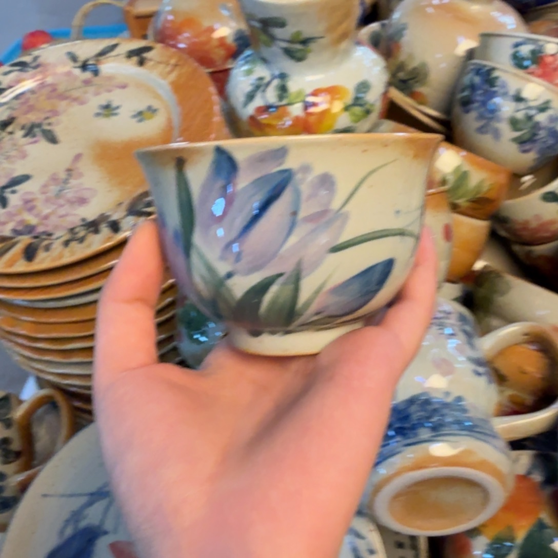 瓷片景德镇陶瓷手工手绘