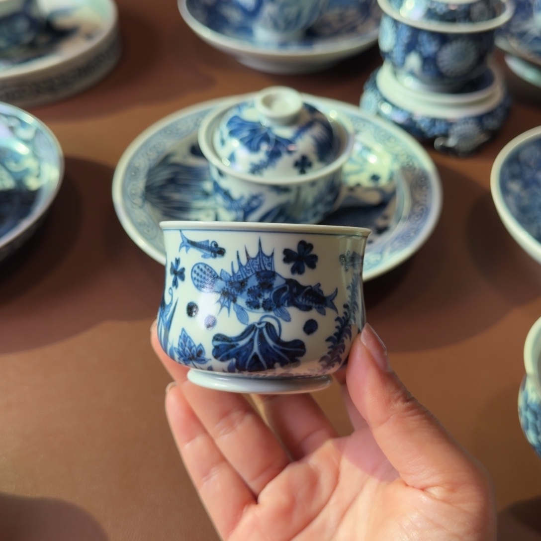 手工手绘茶具主人杯