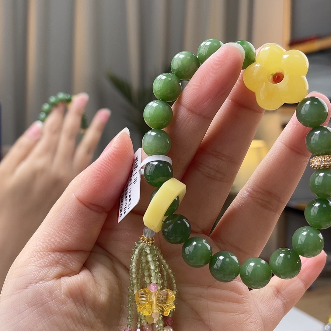 蜜蜡手链未镶嵌蜜蜡手串