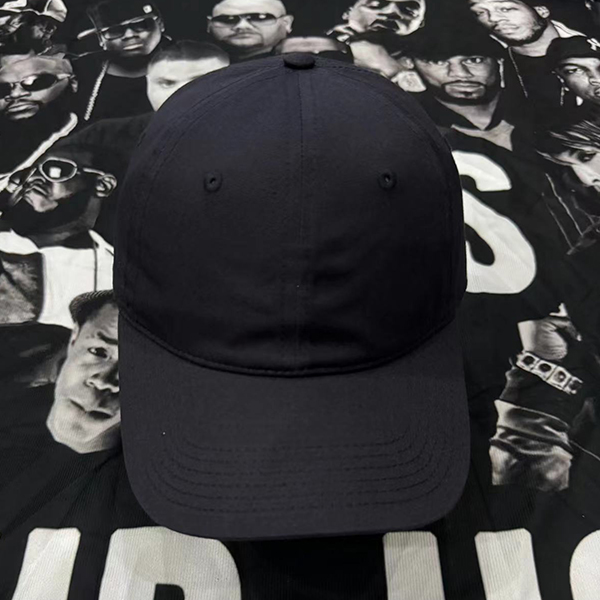 鸭舌帽棒球帽帽子法式夏季鸭舌帽黑色运动帽户外黑白中性时尚